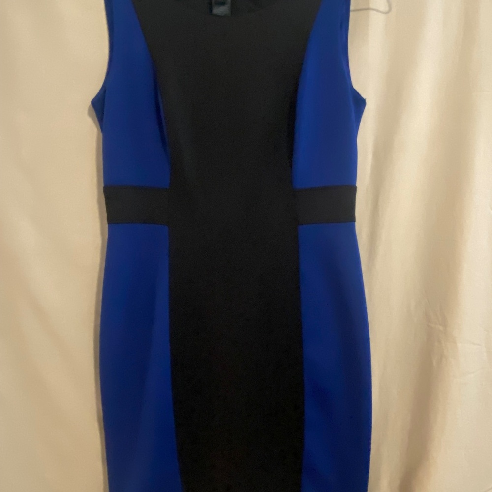 Enfocus Studio Blue & Black Dress Size 6